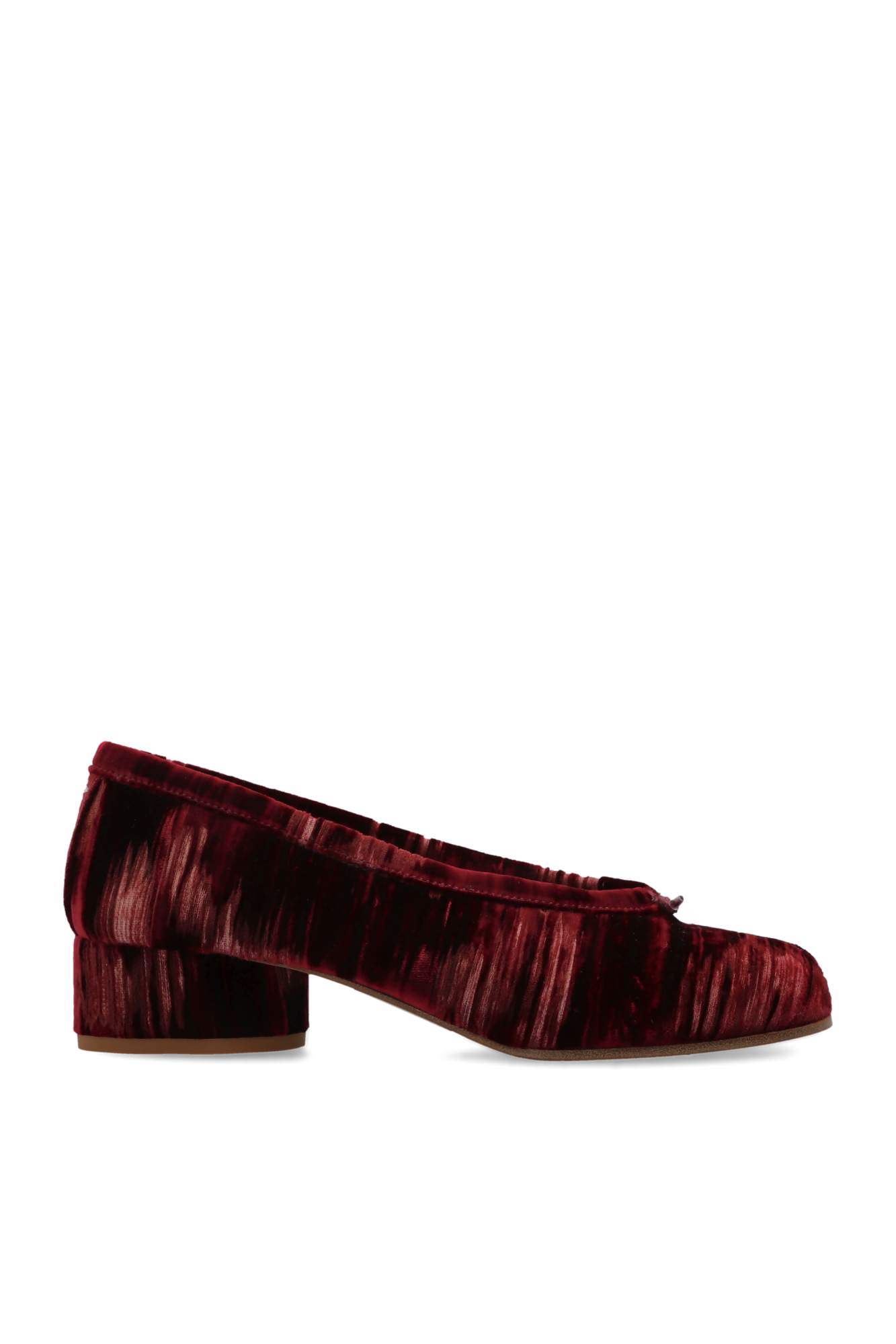 【MAISON MARGIELA】チューブドレス ボルドー Burgundy Tabi cut-out shoes Maison Margiela - Vitkac GB